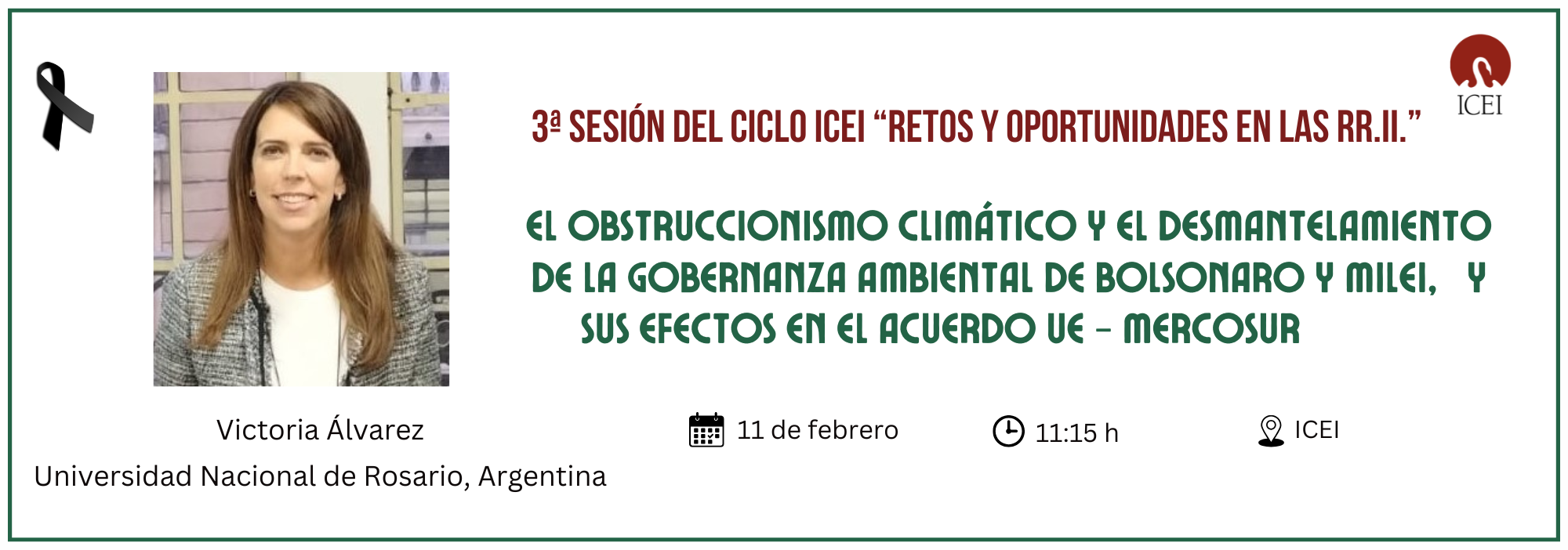3 sesión ciclo ICEI: "retos y oportunidades de las RR.II."